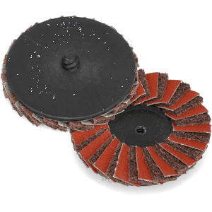 3" Type R Coarse Interleaf Mini Flap Disc - 3 Pack