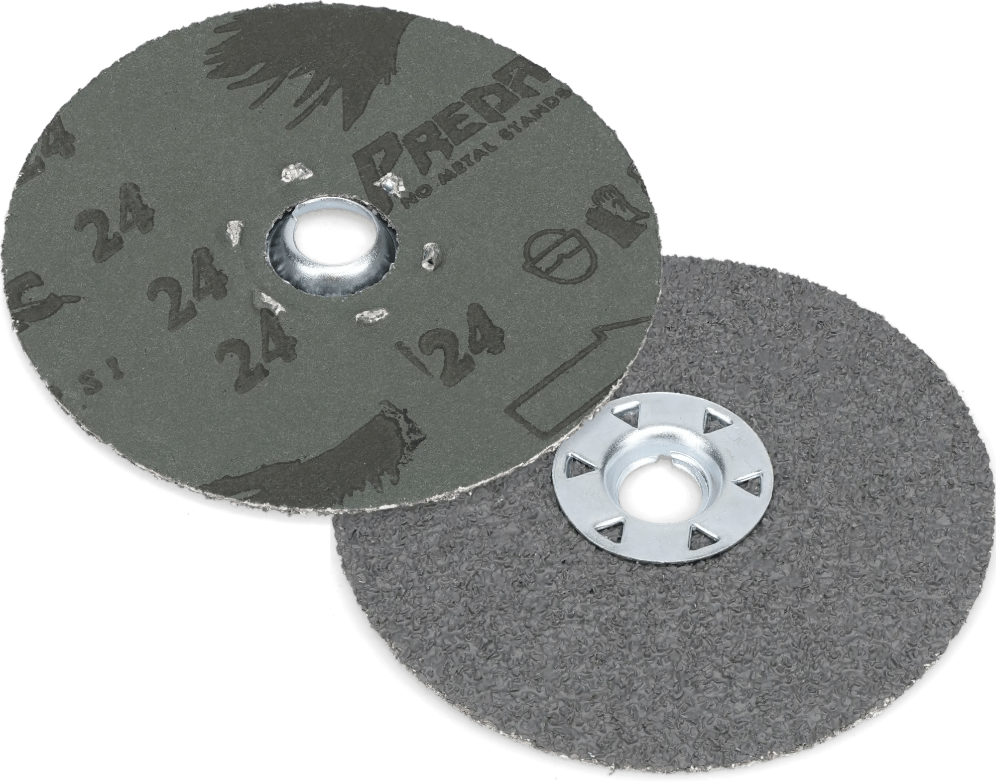 5" x 5/8"-11 120 Grit Dark-Fire™ Ceramic Matrix Resin Fiber Disc