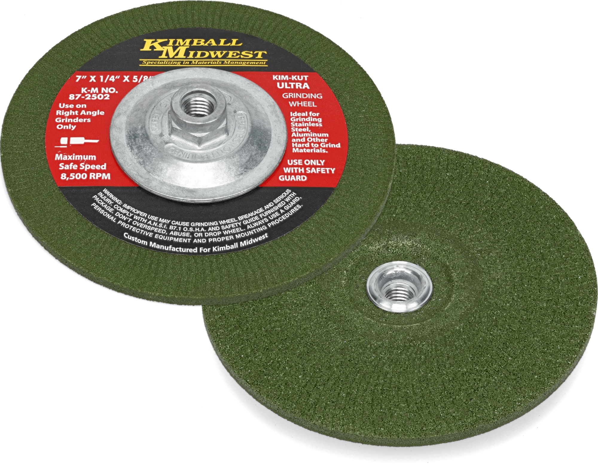 7" x 1/4" x 5/8"-11 Type 27 Kim-Kut™ Ultra Grinding Wheel