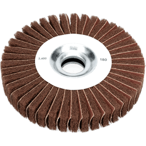 6" 120 Grit Satin Finishing Interleaf Flap Wheel