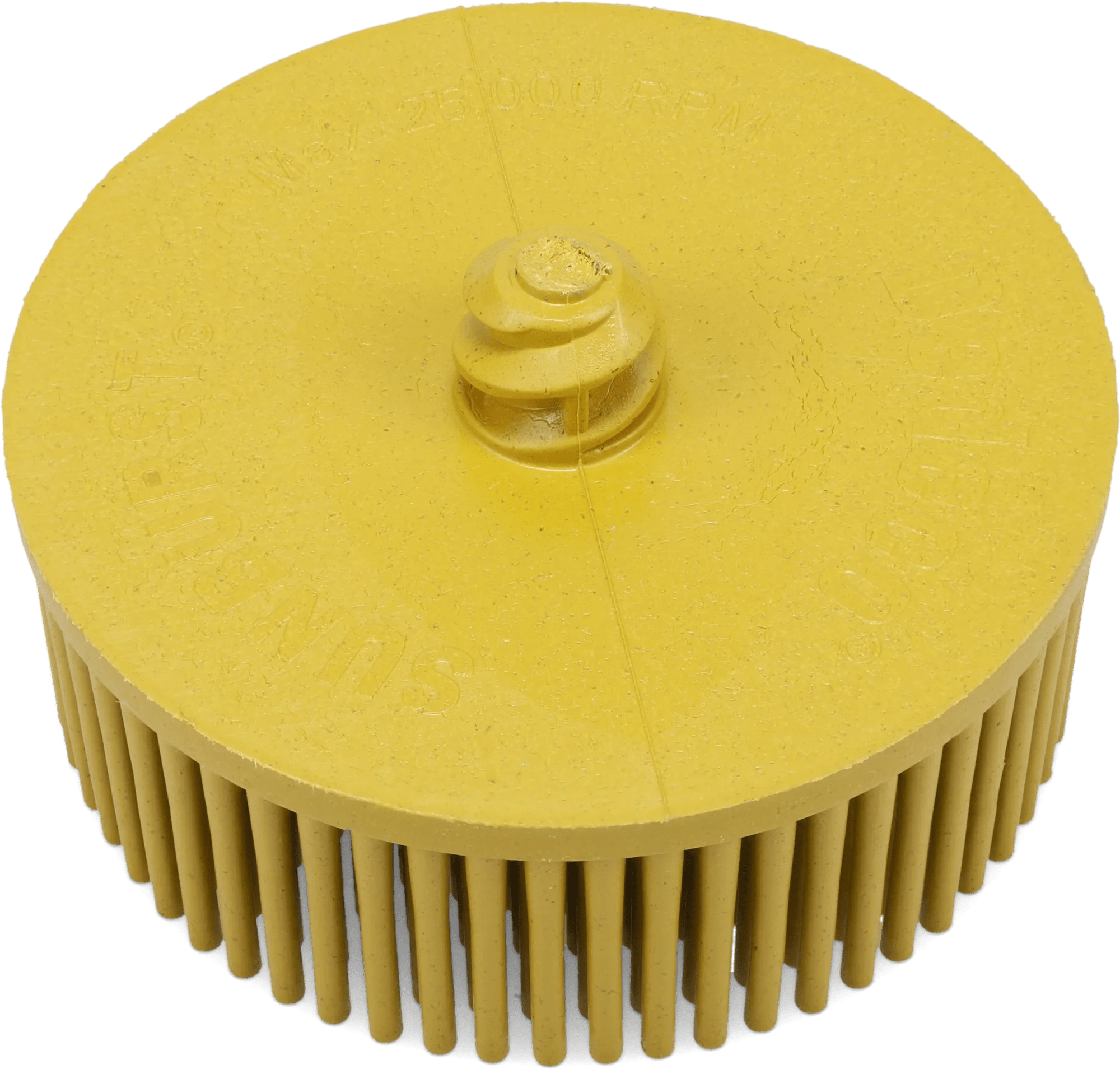 2" Medium Type R Kim-Brite™ Yellow Abrasive Brush