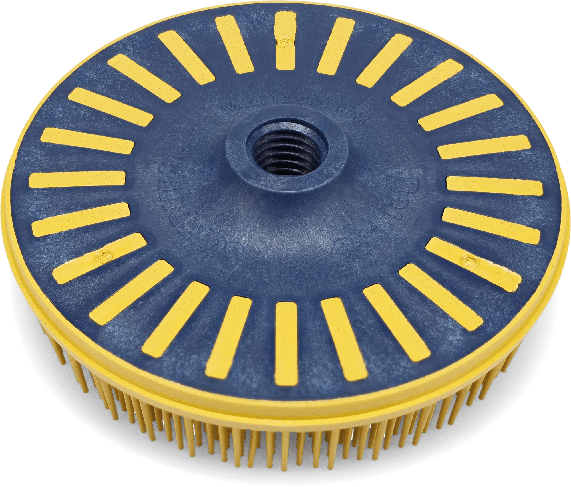 4-1/2" x 5/8"-11 Medium Yellow Kim-Brite™ Abrasive Brush
