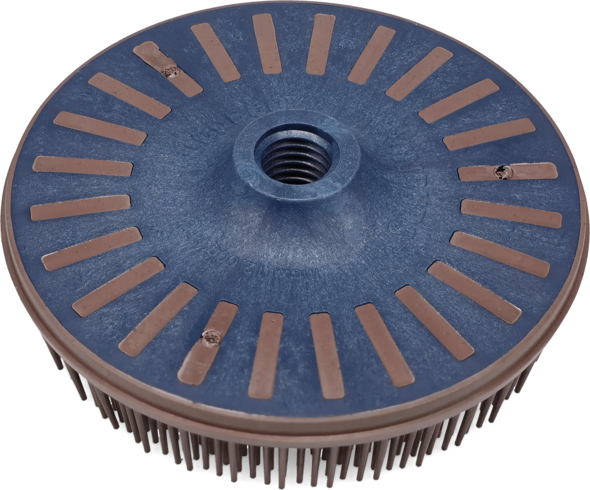 4-1/2" x 5/8"-11 Extra-Coarse Brown Kim-Brite™ Abrasive Brush