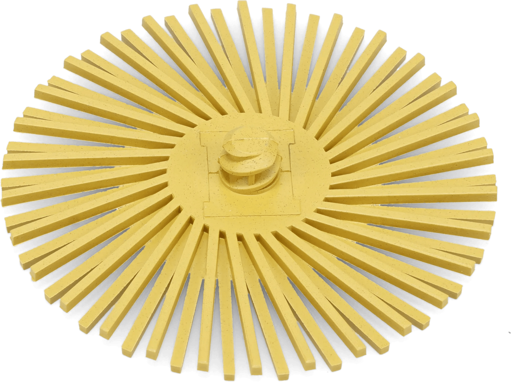 3" Medium Type R Yellow Kim-Brite™ Radial Abrasive Brush