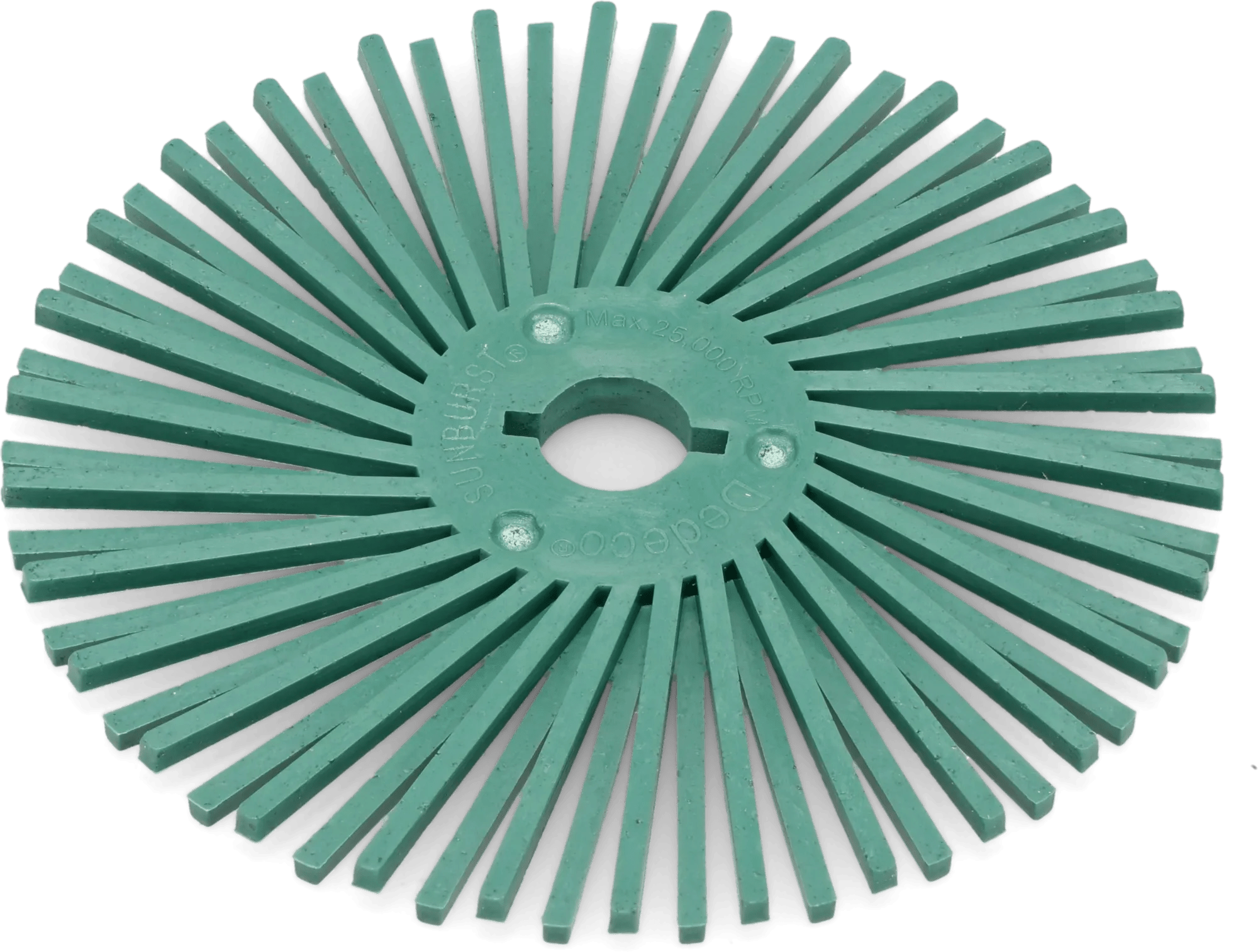 3" x 3/8" Coarse Green Kim-Brite™ Radial Abrasive Brush