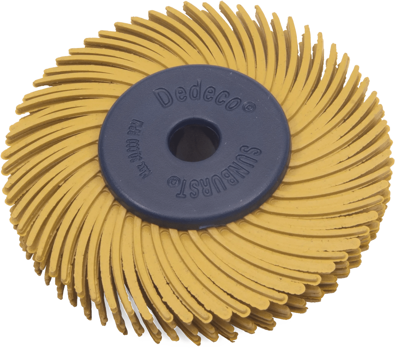 2" Medium Yellow Kim-Brite 6-Ply Radial Abrasive Brush