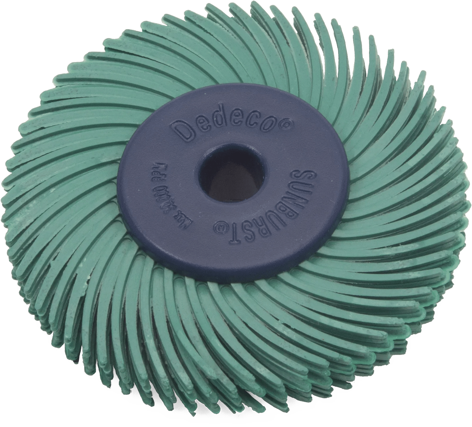 2" Coarse Green Kim-Brite 6-Ply Radial Abrasive Brush