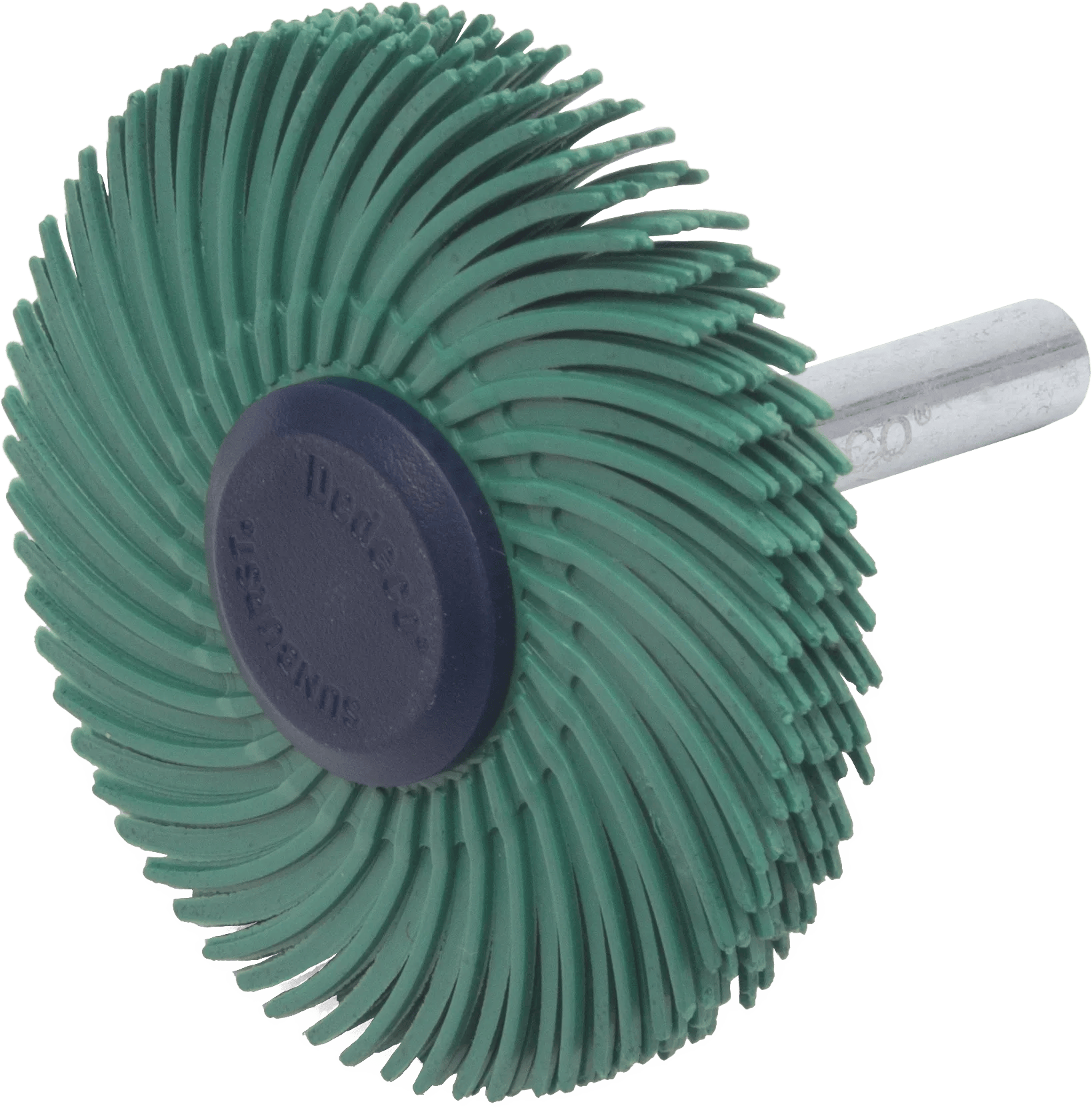 2" Coarse Kim-Brite Green 6-Ply Radial Abrasive Brush