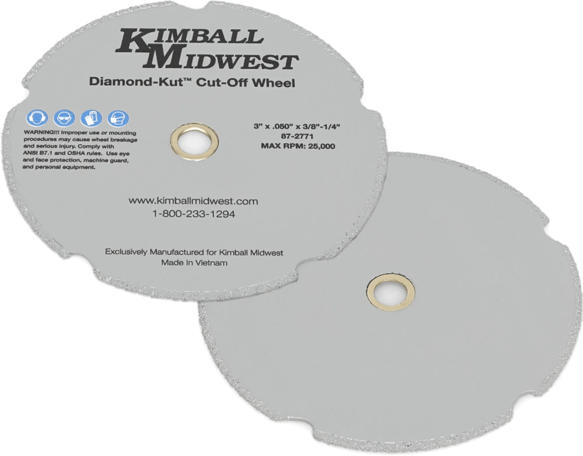 3" Type 1 Diamond-Kut™ Cut-Off Wheel