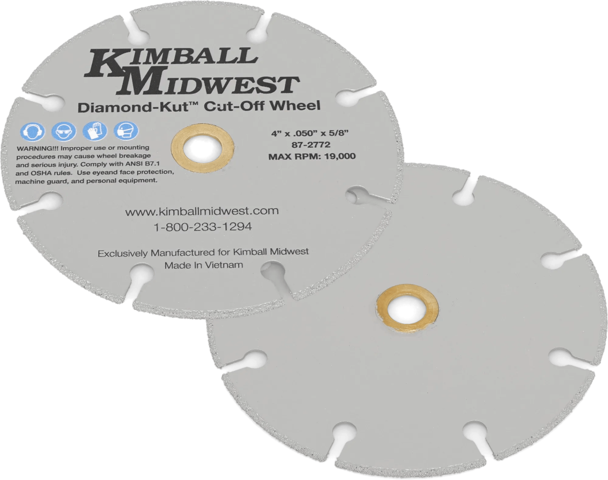 4-1/2" Type 1 Diamond-Kut™ Cut-Off Wheel