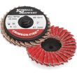 2" 40-Grit Type-R Crimson-Fire™ Mini Ceramic Grain Flap Disc - 10 Pack