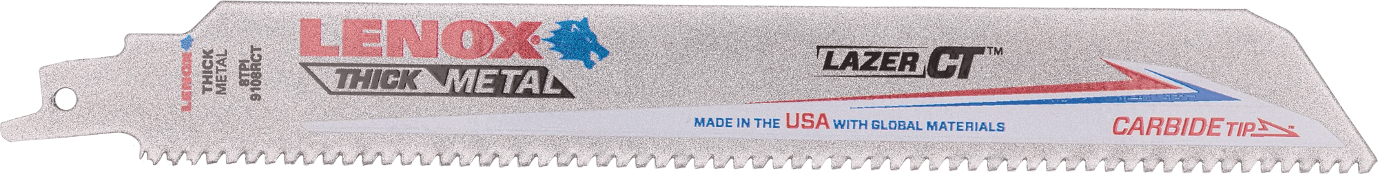 9" x 1" x 10 Carbide Tip Reciprocating Saw Blade