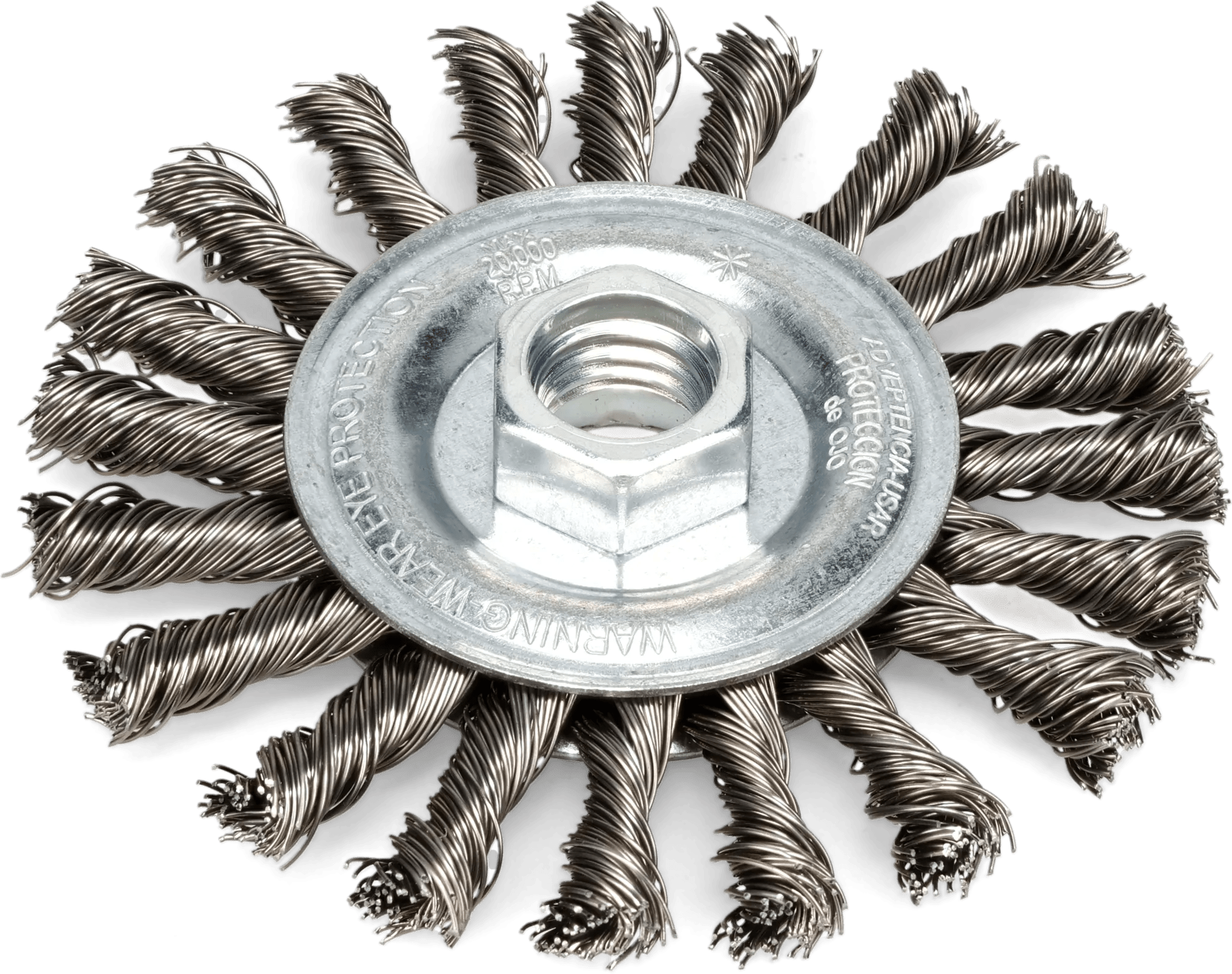 Steel Cable Twisted Knot Wire Wheel Brushes