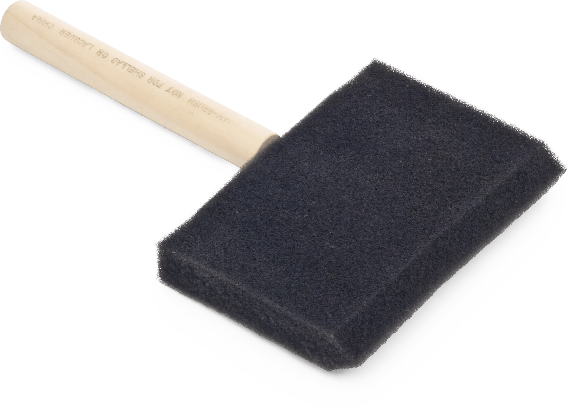 1" Disposable Foam Brush - 4 Pack