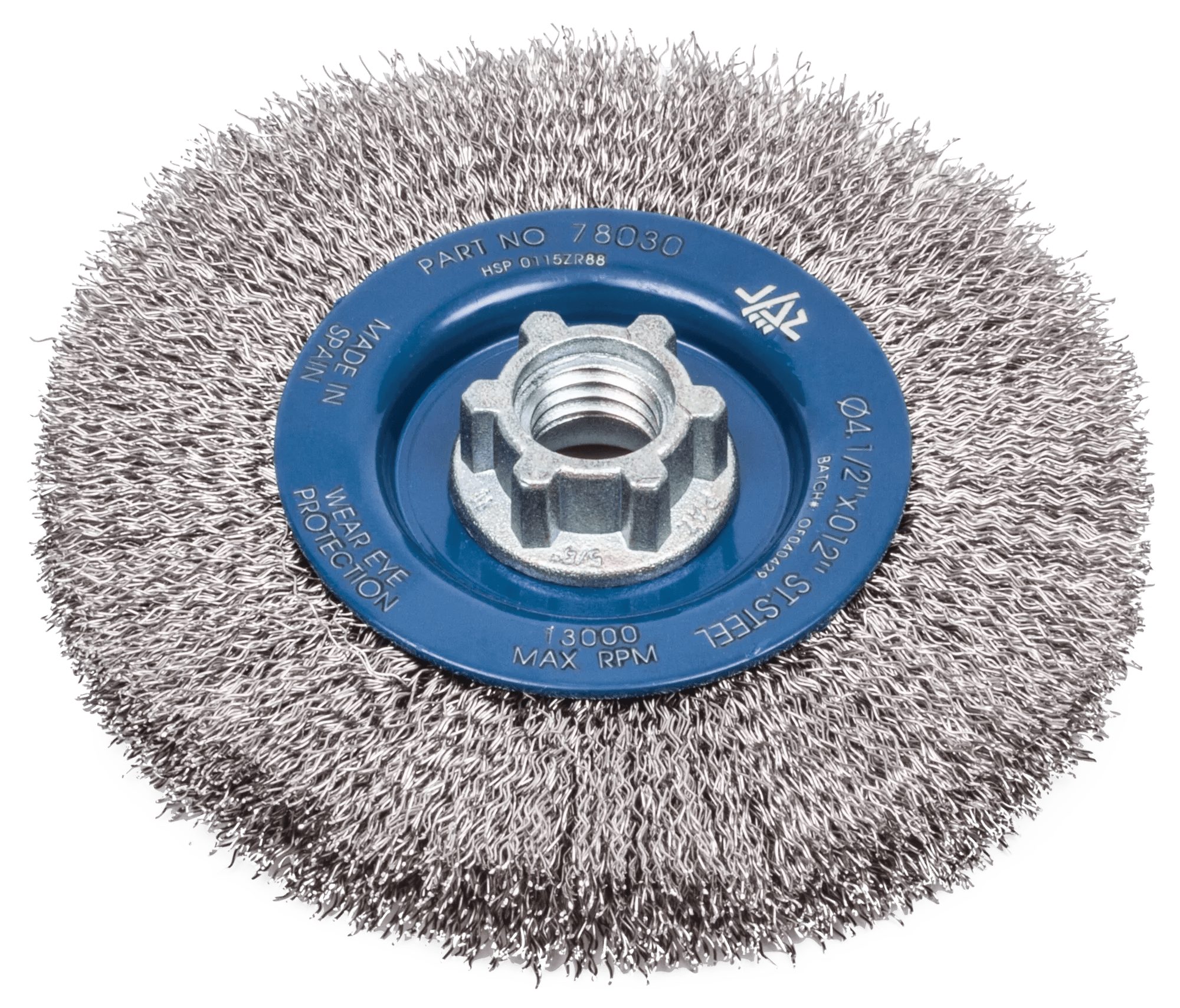 4-1/2" Crimped Stainless Steel Wire Wheel