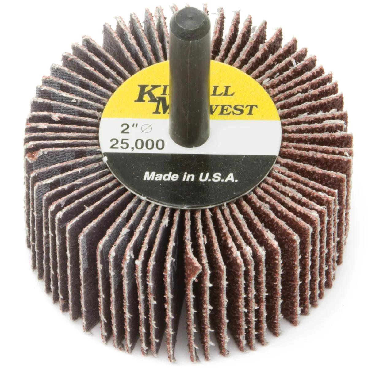 2" x 1/2" 80 Grit Flap Wheel