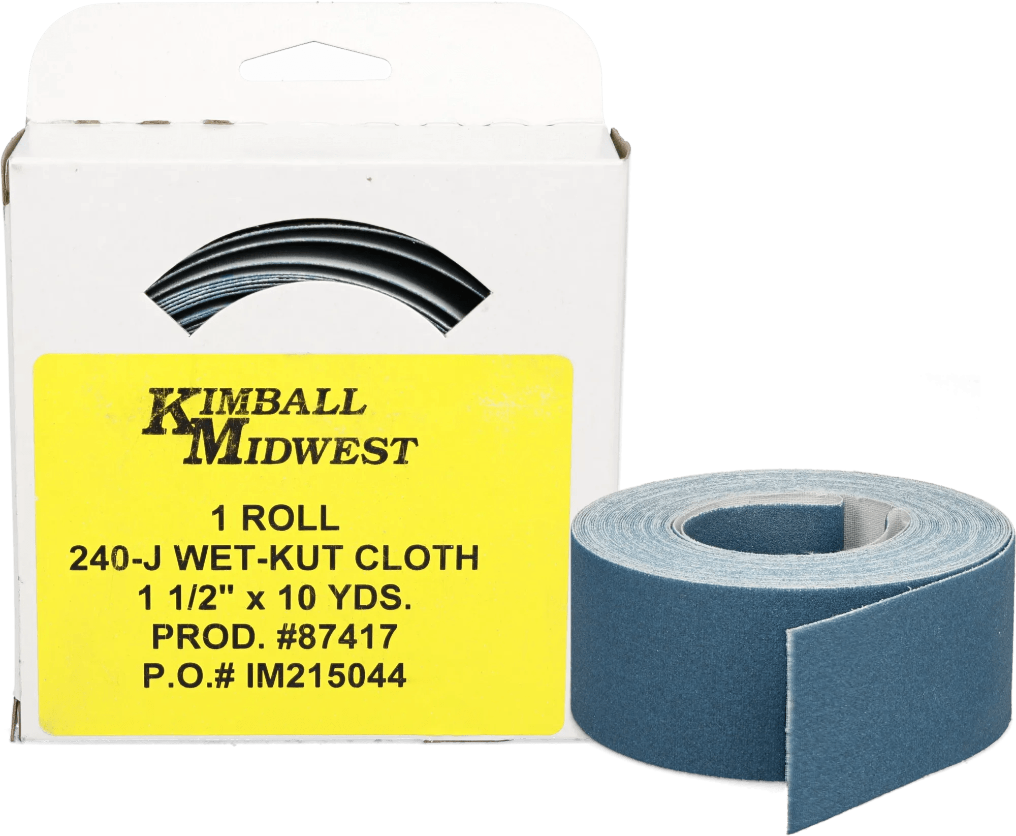 240J Grit Waterproof Aluminum Oxide Abrasive Cloth Bench Master Refill Roll