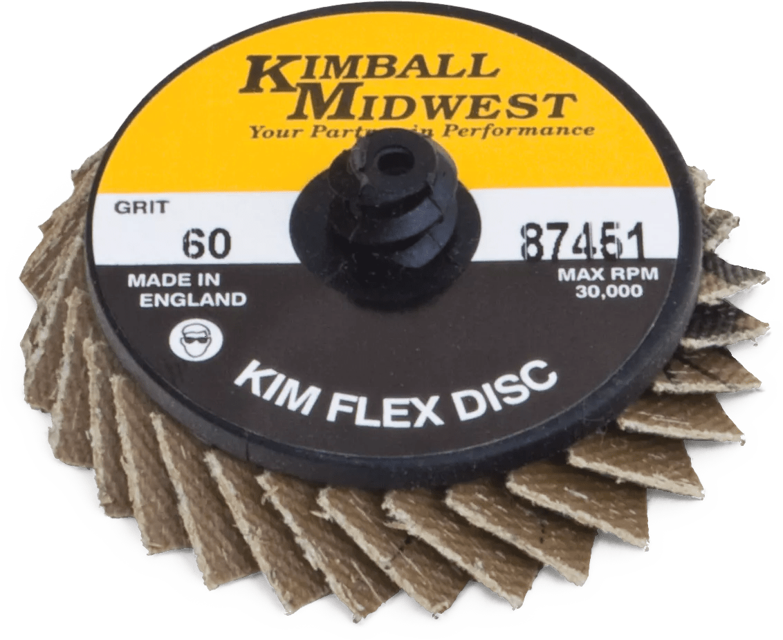 2" 36 Grit Type R Mini Kim-Flex Flap Disc - Bulk
