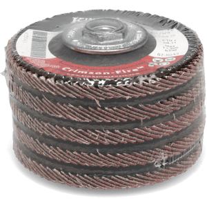 4-1/2" x 5/8"-11 40 Grit Type 29 Crimson Fire™ Flap Disc - 5 Pack