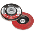 4-1/2" x 5/8"-11 60 Grit Type 29 Crimson Fire™ Flap Disc - 10 Pack