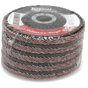 4-1/2" x 7/8" 40 Grit Type 29 Crimson Fire™ Flap Disc - 5 Pack