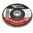 6" x 7/8" 60 Grit Type 29 Crimson Fire™ Flap Disc