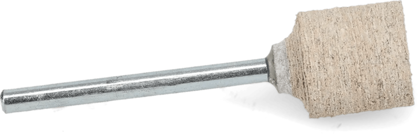 Cylinder-Style Cotton Fiber Mounted Points - 1/8" Shank