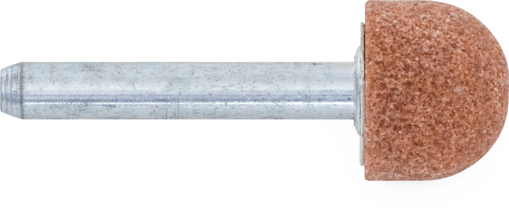 A22 3/4" x 5/8" Round Style Mounted Point Aluminum Oxide Abrasive