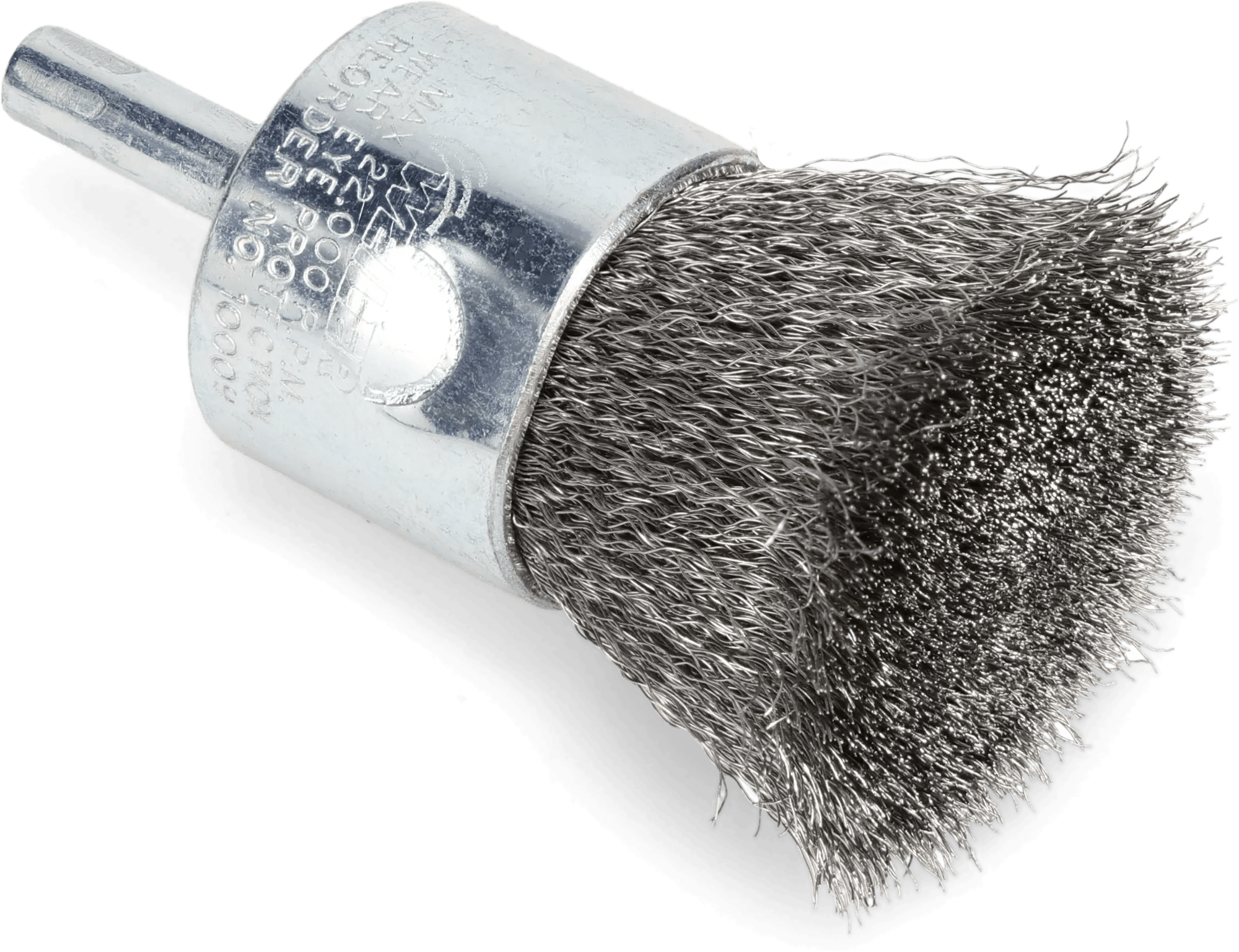 1" Solid End Crimped Wire Brush
