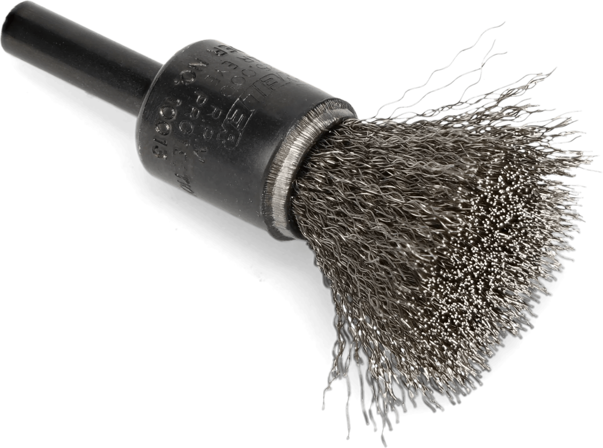 1/2" x 7/8" x .006 Solid End Crimped Stainless Steel Wire End Brush