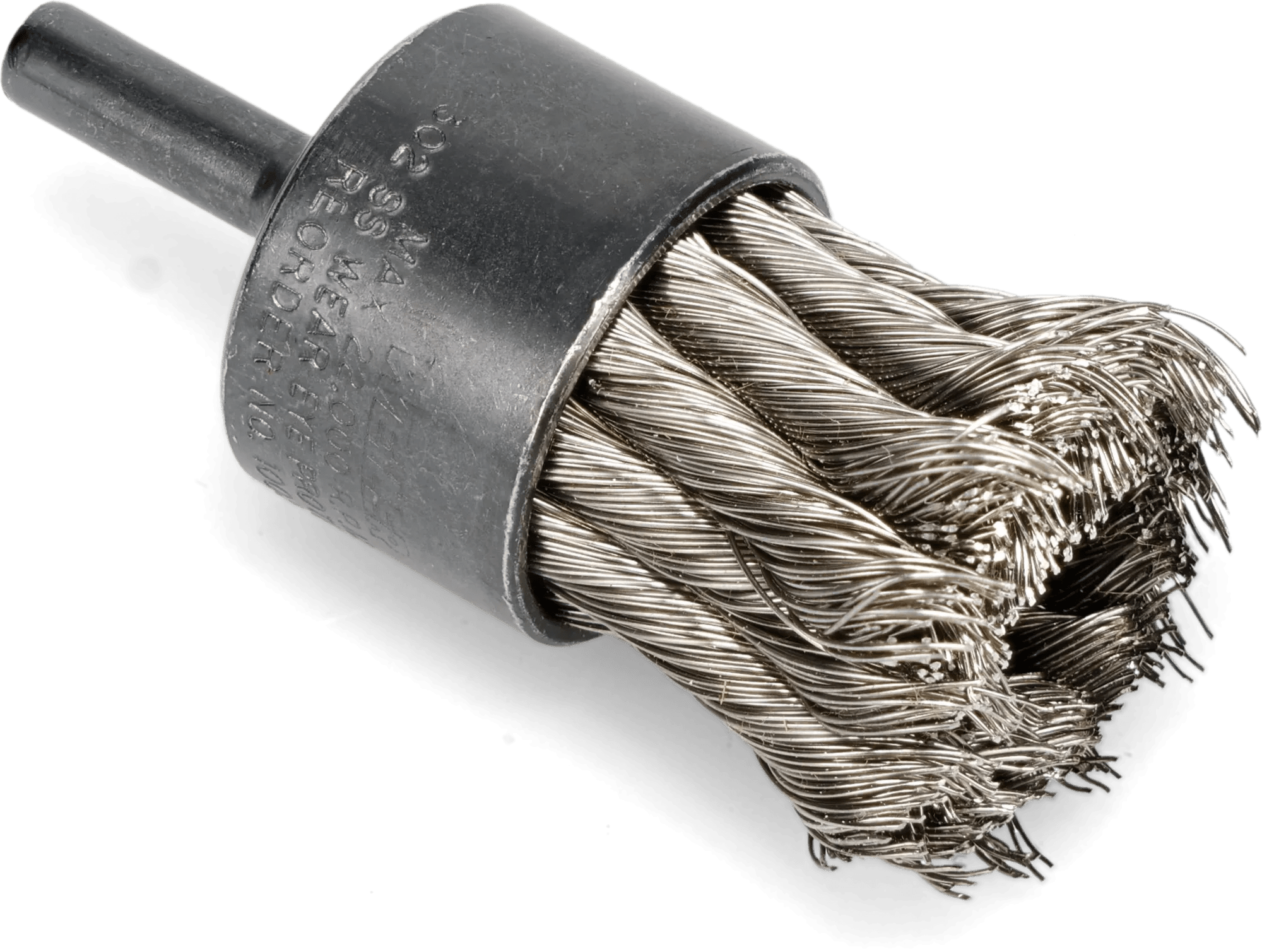 1-1/8" Twisted Knot Stainless Steel Wire End Brush