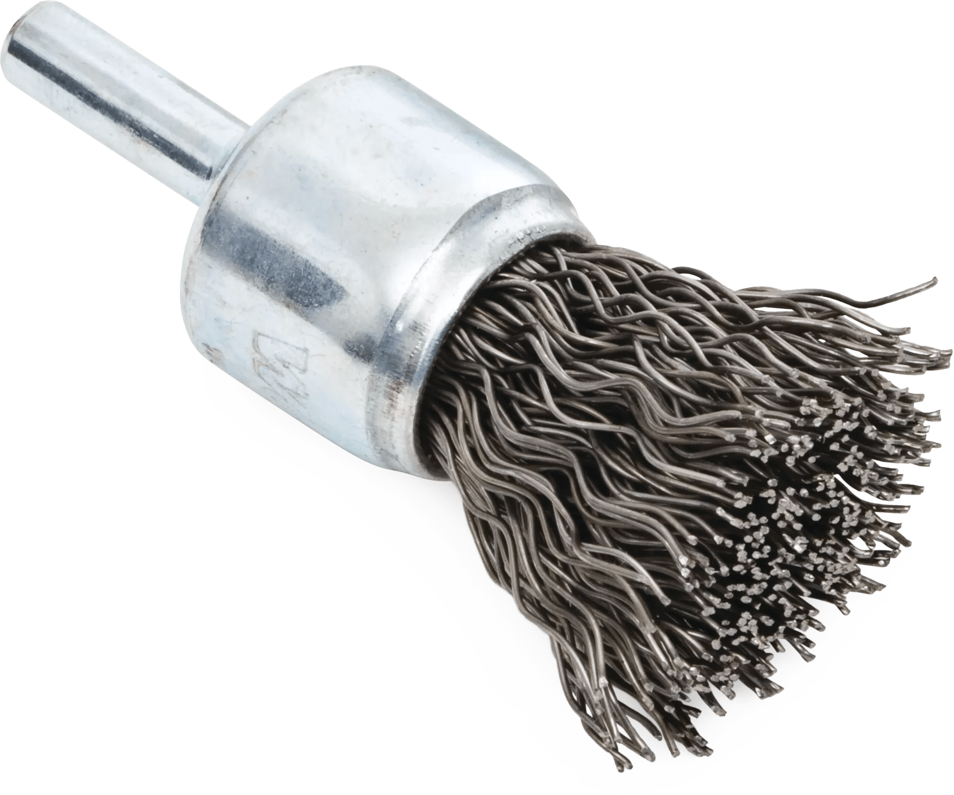 1" Solid End Crimped Stainless Steel Wire End Brush