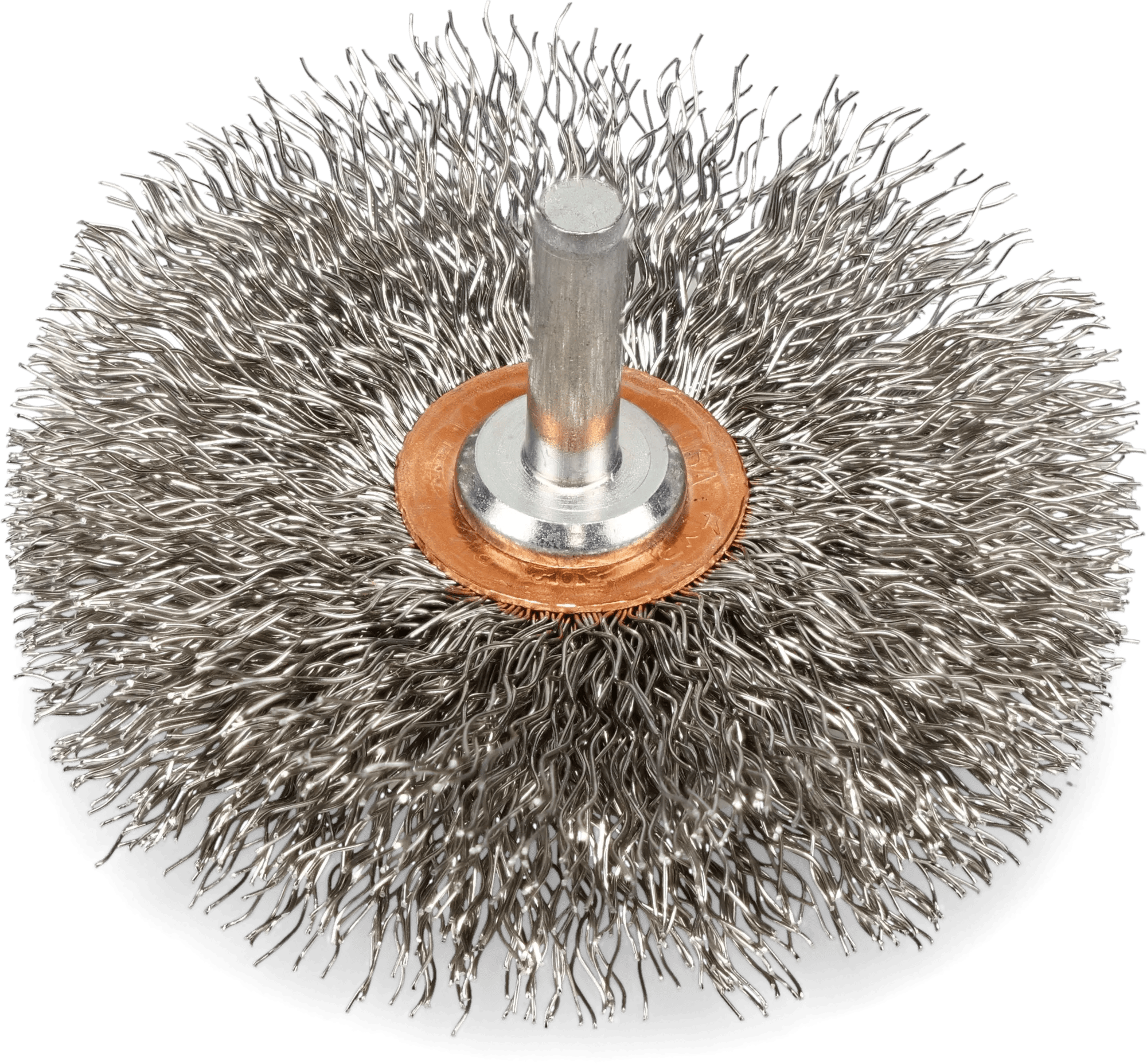 3" x 3/8" Crimped Conflex Stainless Steel Wire Brush
