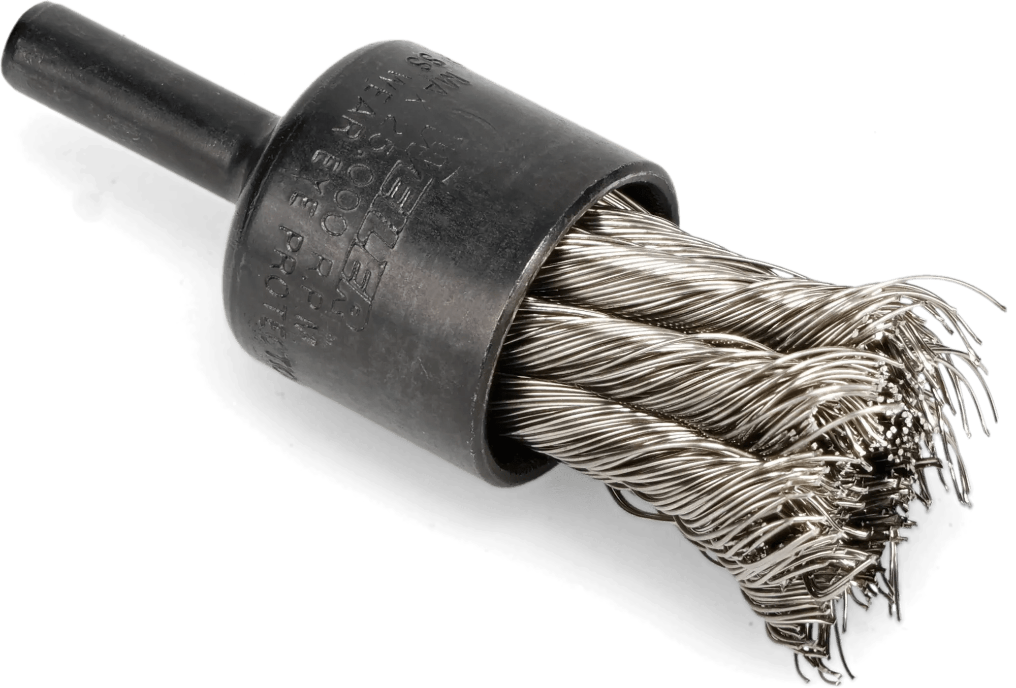 3/4" Stainless Steel Twisted Knot Wire End Brush