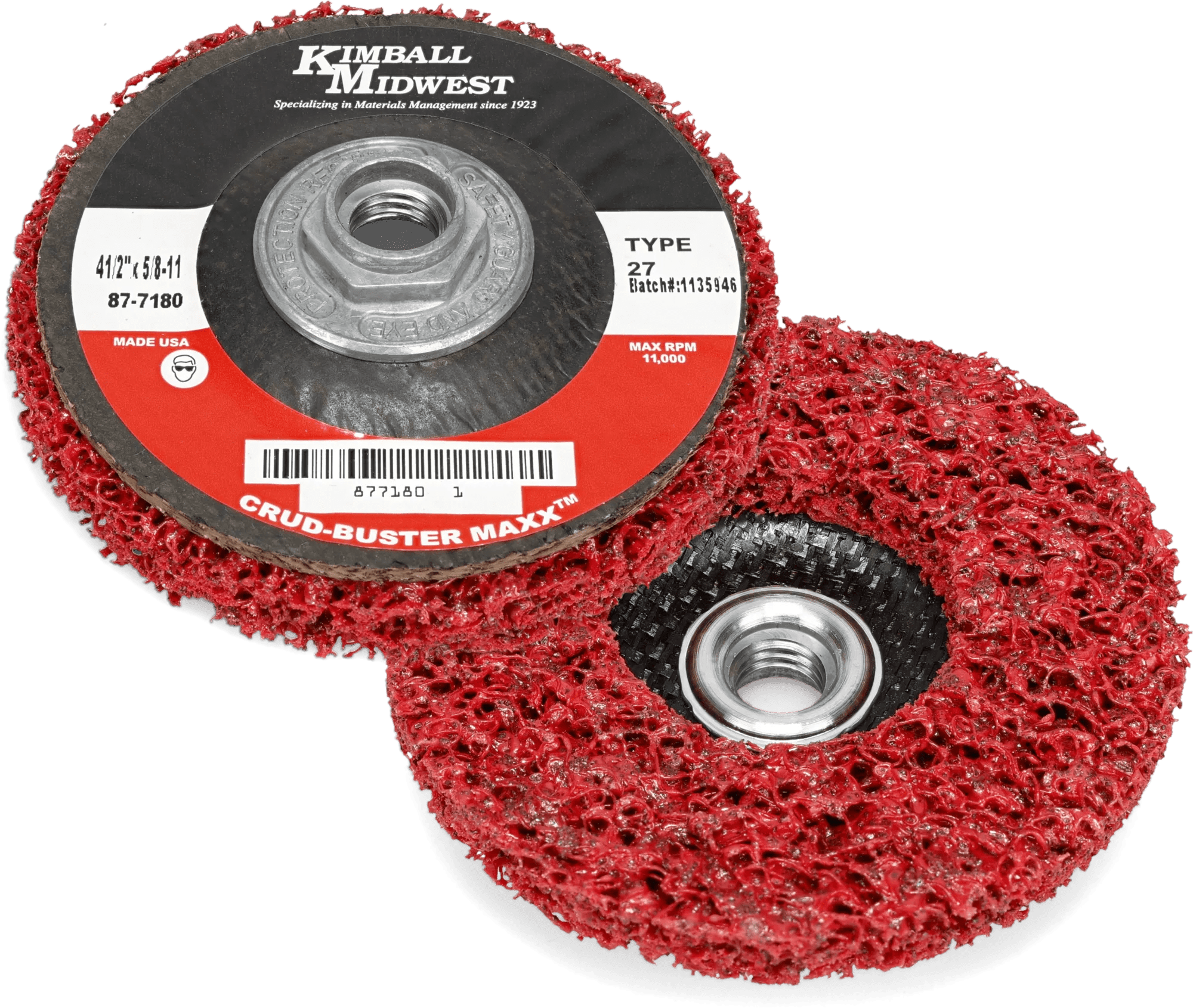 Crud-Buster Maxx™ Type-27 Silicone Carbide Stripping Discs