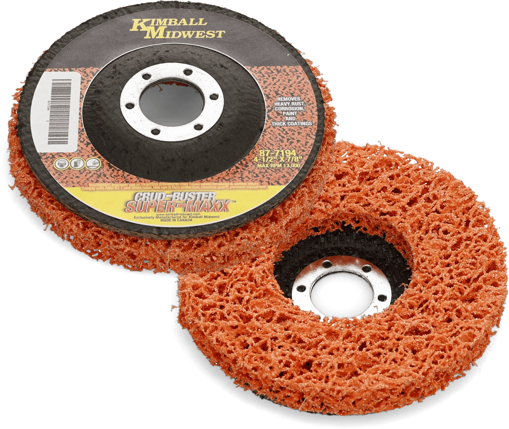 Crud-Buster Super-Maxx™ Stripping Discs for Angle Grinders