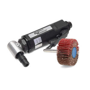 Crimson-Fire™ Flap Wheels & Right Angle Die Grinder Bundle