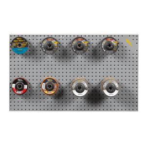 Top Abrasives Wheels & Discs Bundle with Metal Pegboard