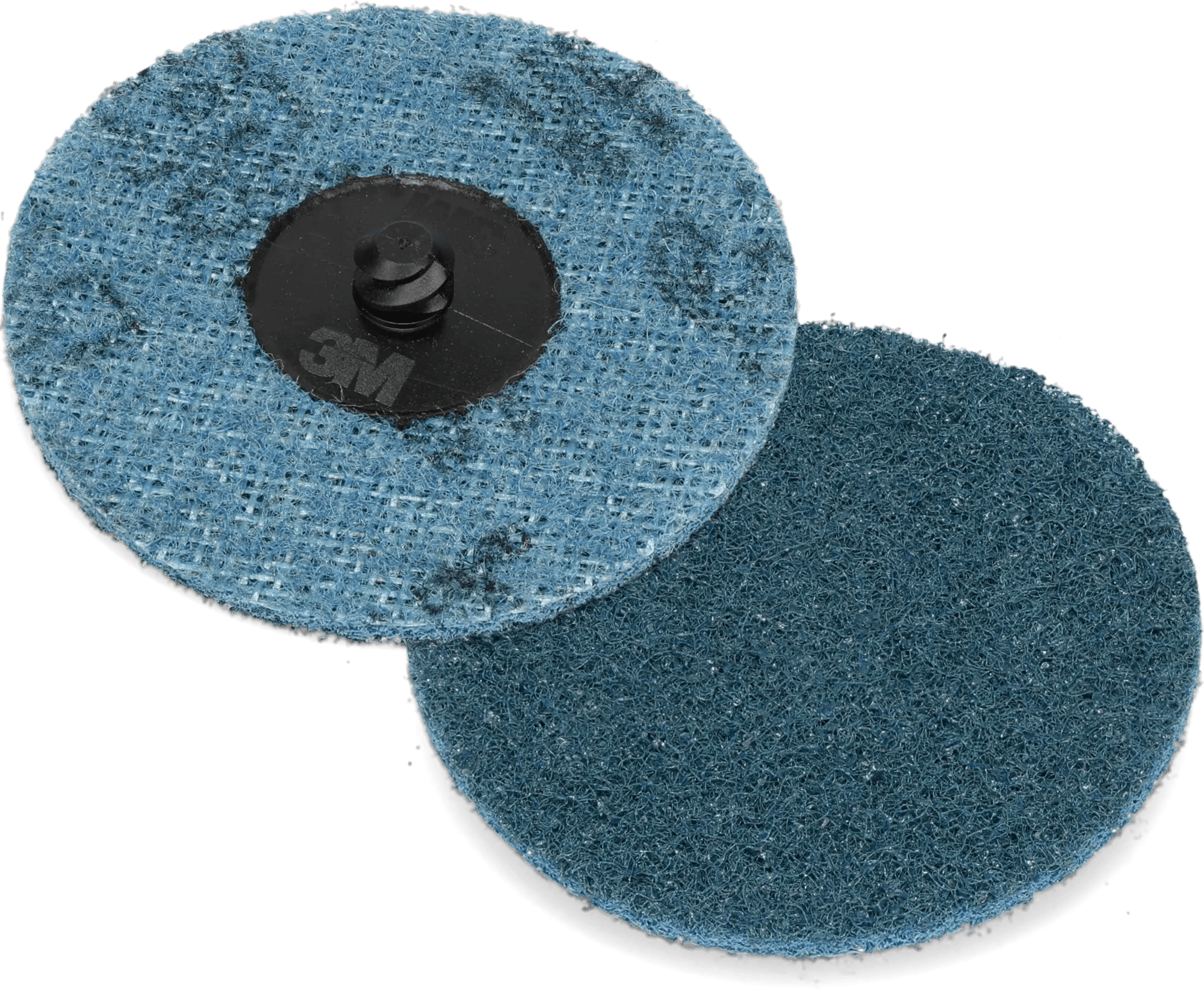 3" Blue Very Fine 3M Scotch-Brite Surface Conditioning Disc For Aluminum - 10 Pack