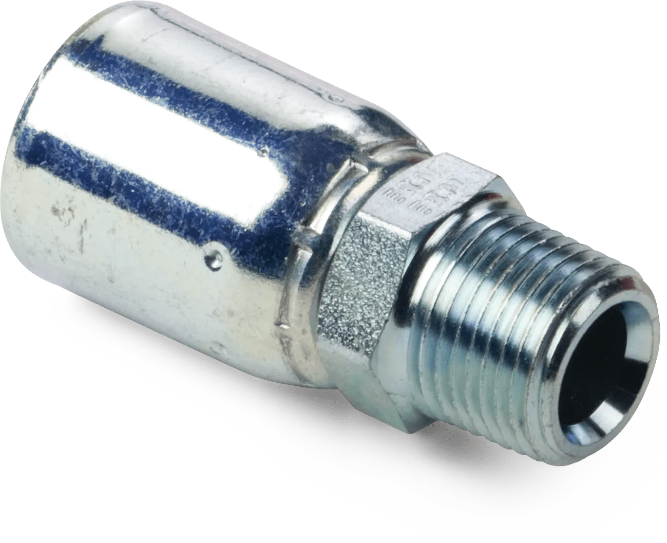 3/8" x 1/4" Male Pipe Rigid Hose End - E Series