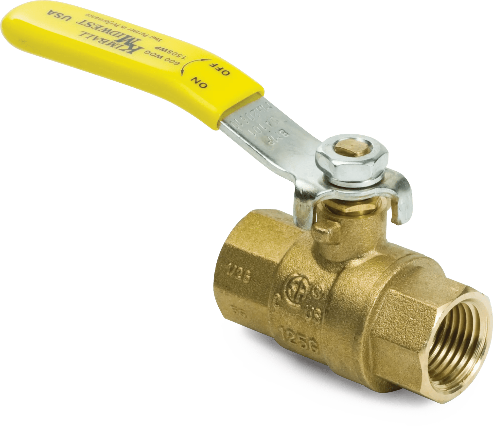 1/2" Full Port Brass Ball Valve