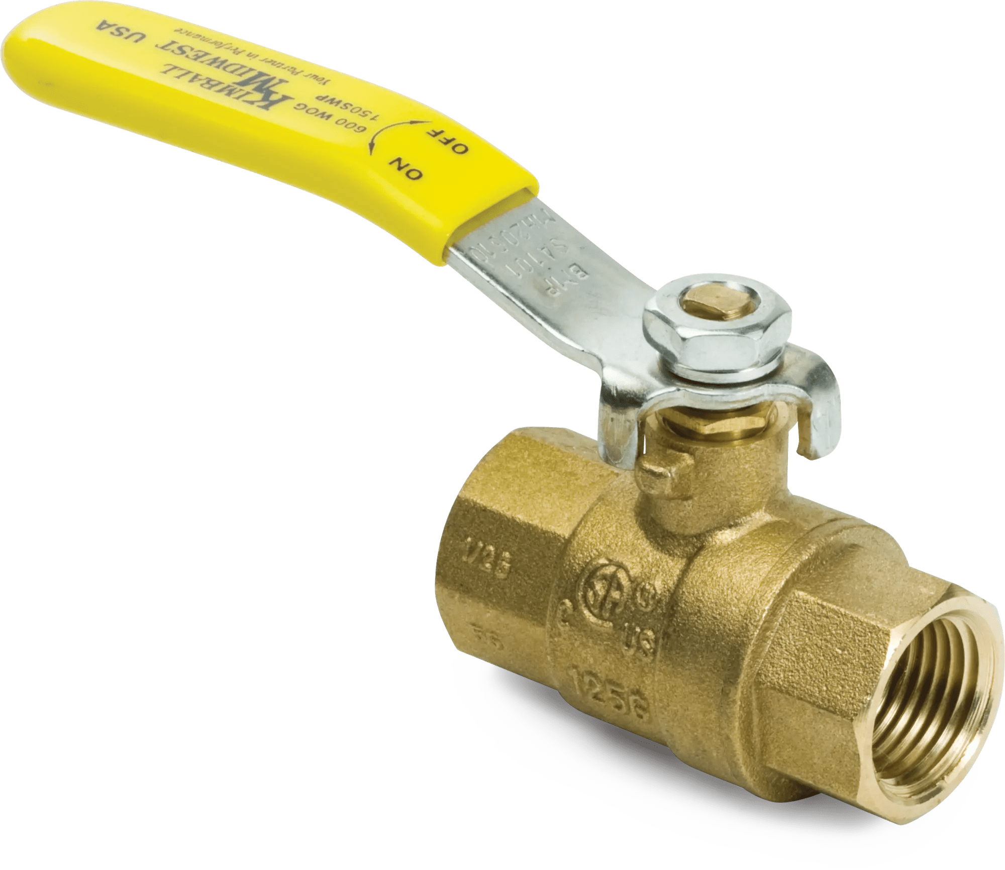 1-1/4" Full Port Brass Ball Valve