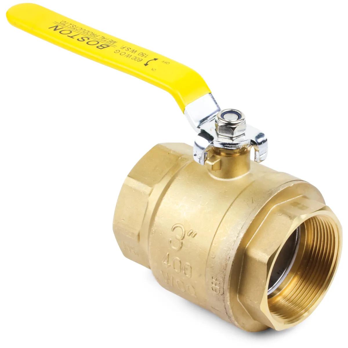 3" Full Port Forged Brass Ball Valve