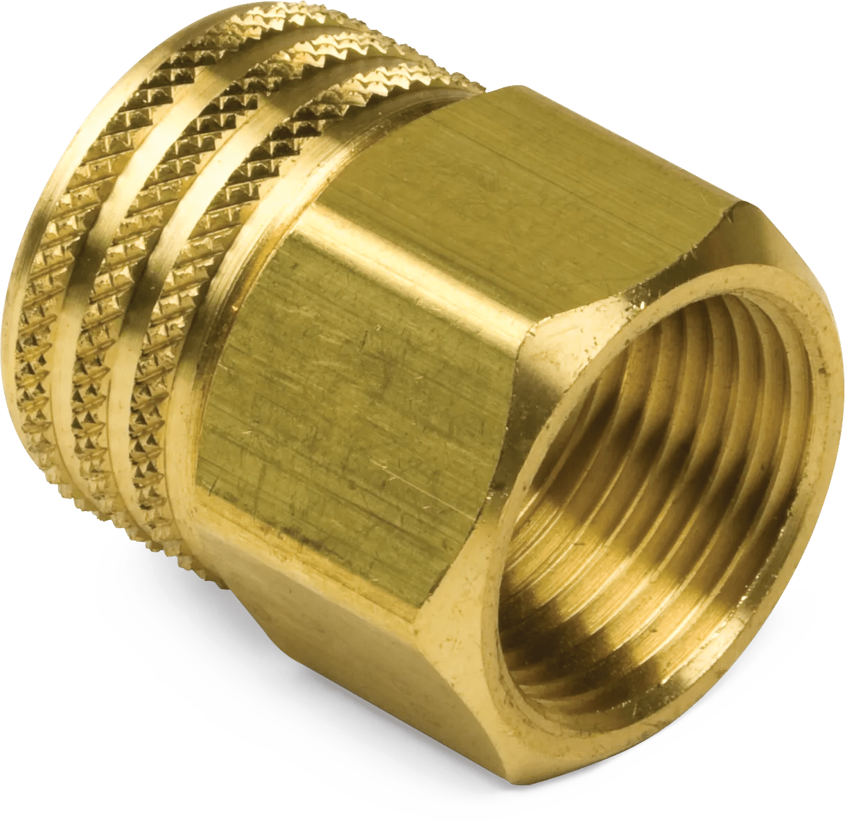1/2" x 3/4" Female Pipe to Garden Hose Swivel Adapter - 3 Pack
