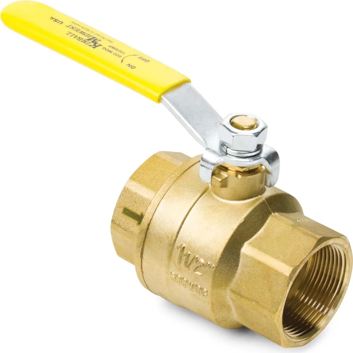 2" Vented Brass Ball Valve