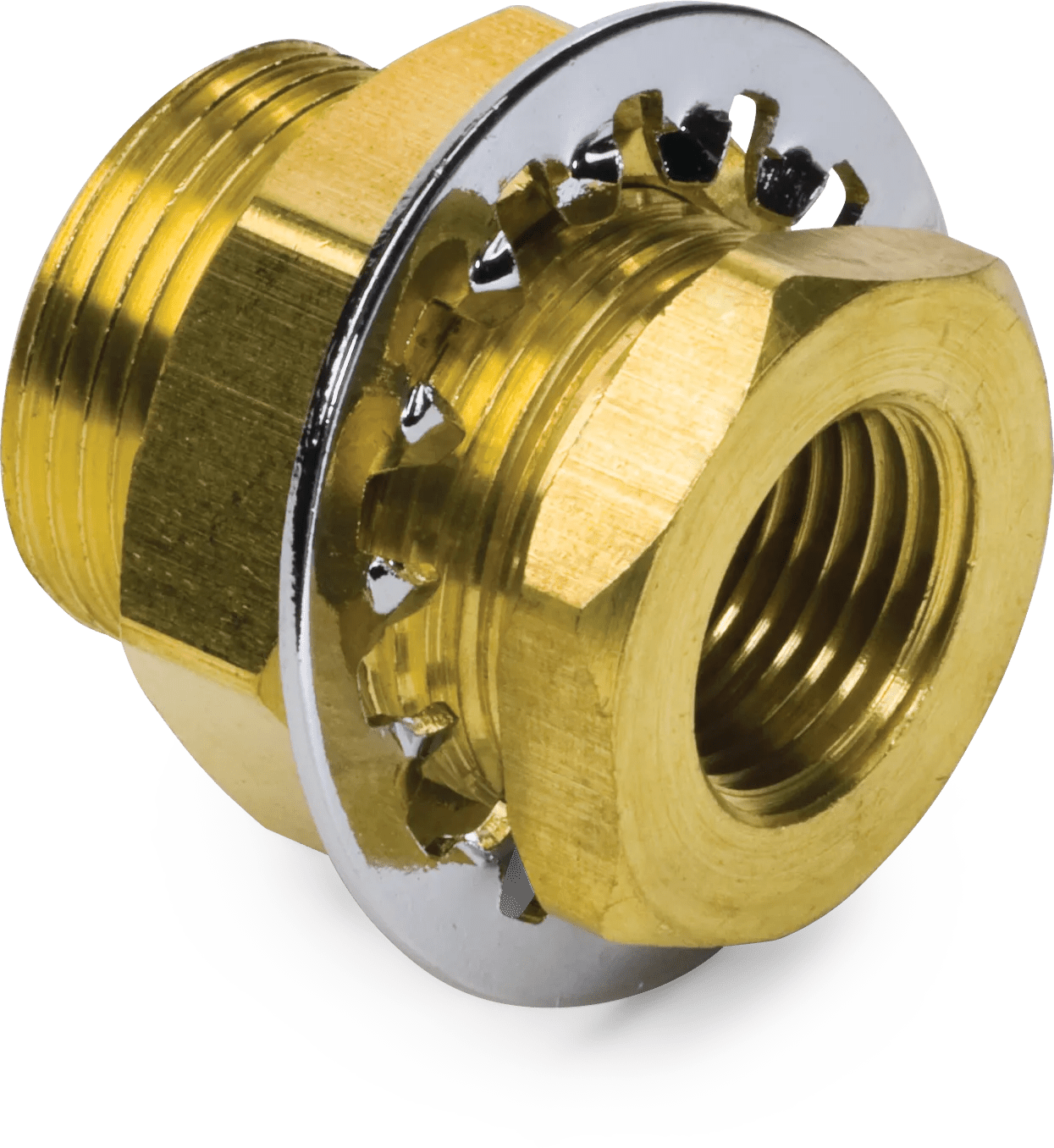 Brass Female Pipe Bulkhead Couplings