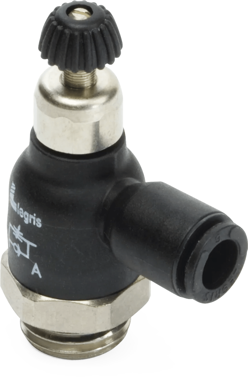 Legris BSPT Compact Meter Out Flow Controls