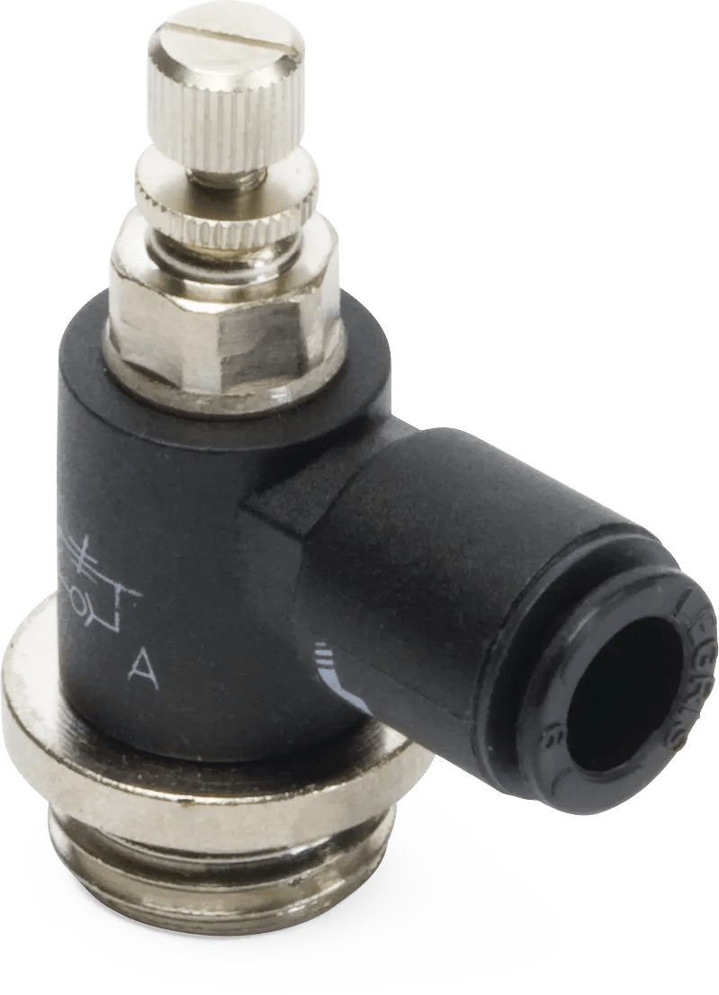 Legris BSPP Miniature Meter Out Flow Controls