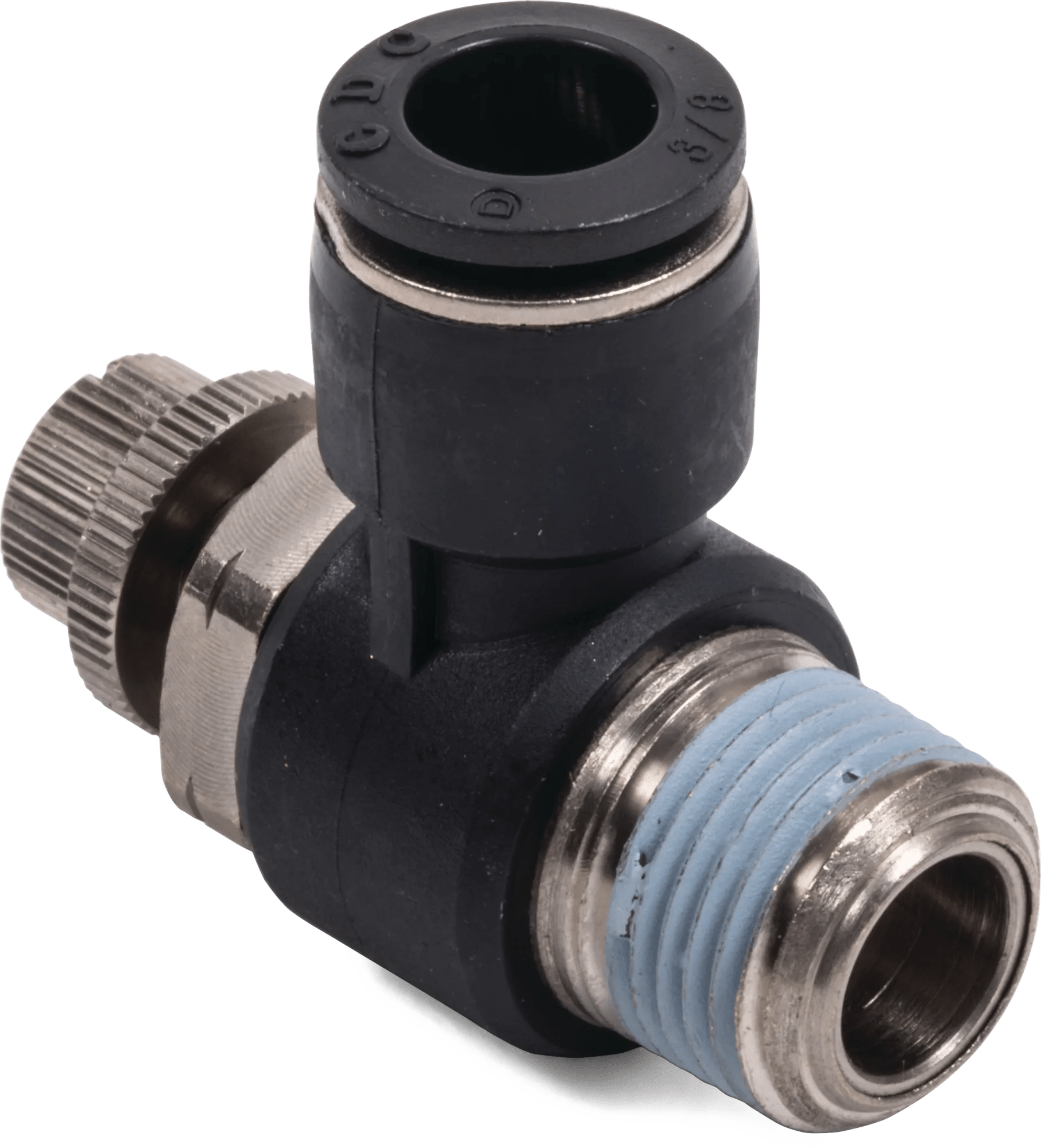 3/8" - 3/8" Kimposite Compact Meter Out Flow Control