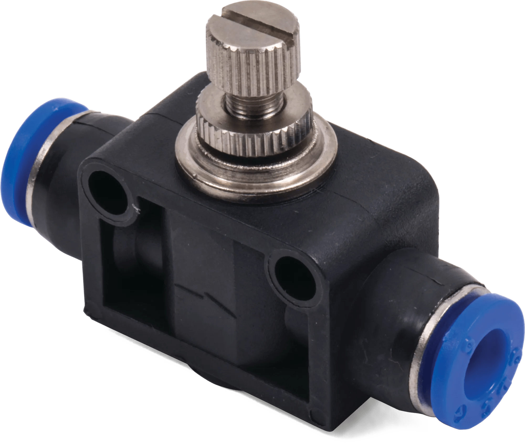 Metric Kimposite In-Line One-Way Flow Controls